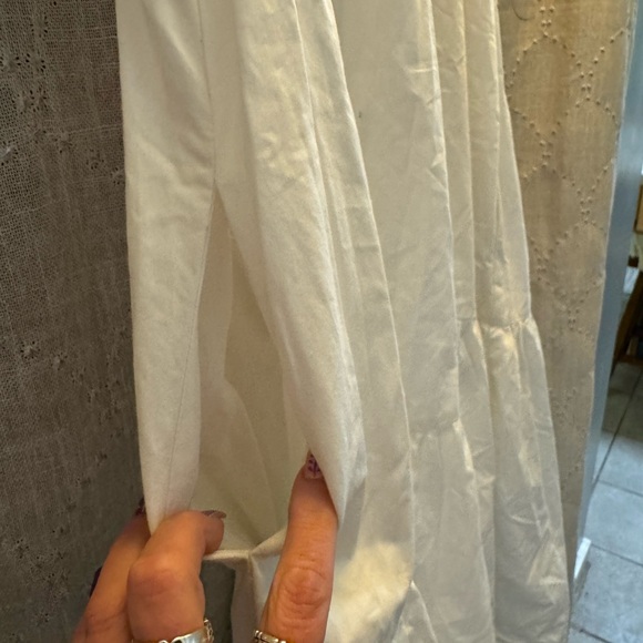 NWOT Zara White Midi Dress BLOGGER FAVORITE - Picture 10 of 12